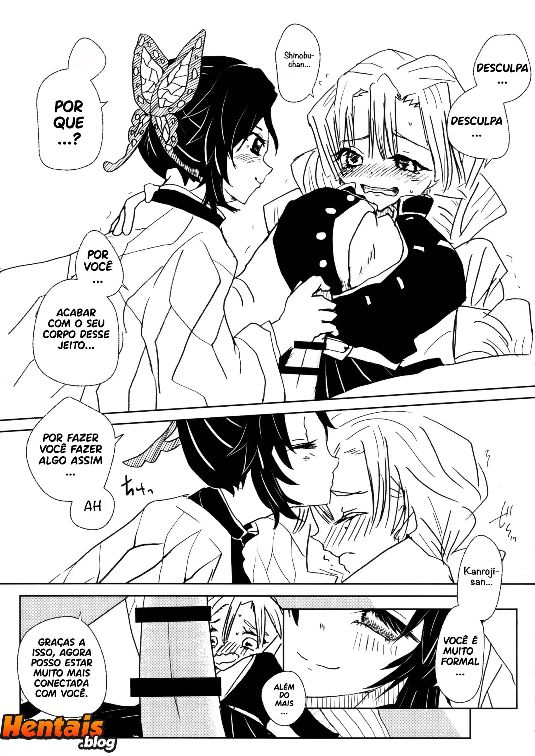 Kimetsu No Yaiba Hentai: Sangue Demoníaco Futanari - Página 23