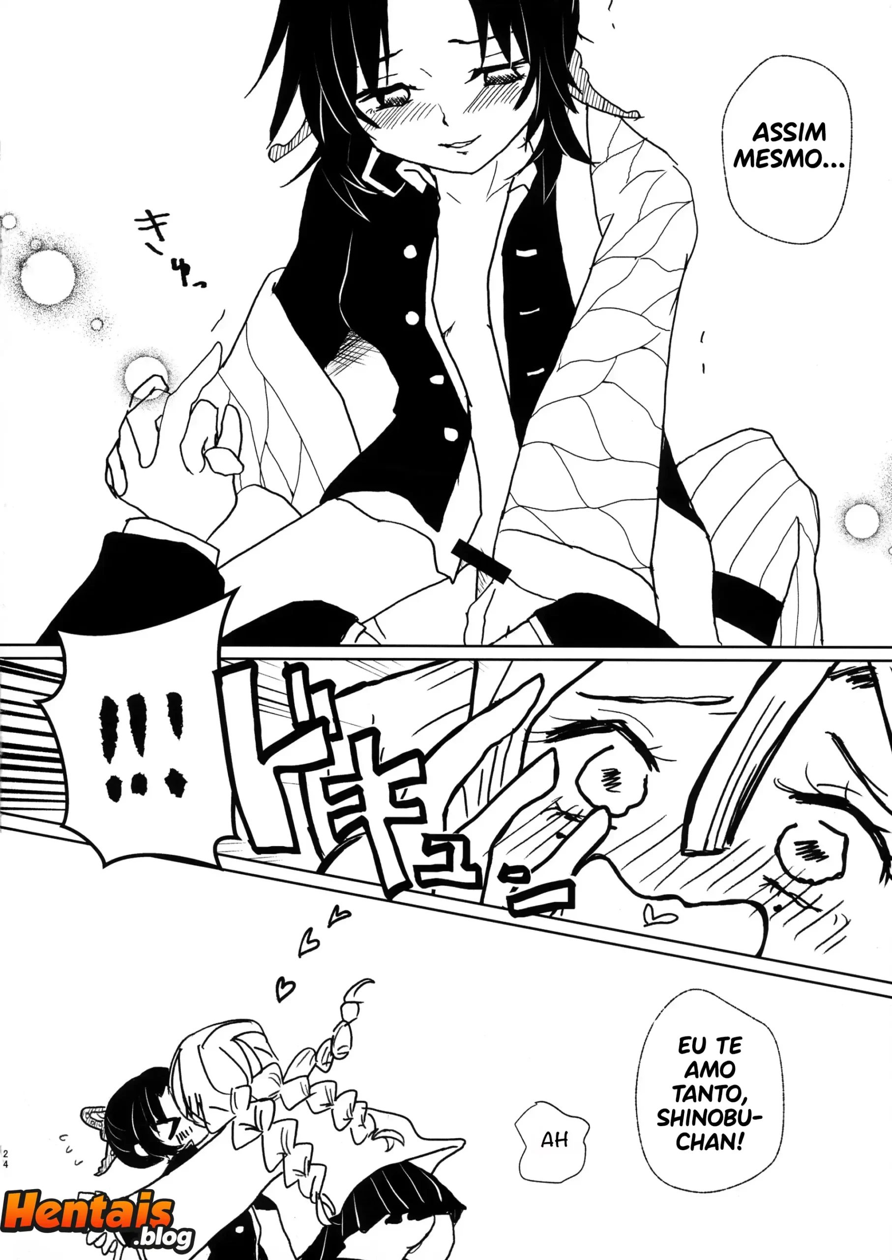 Kimetsu No Yaiba Hentai: Sangue Demoníaco Futanari - Página 24
