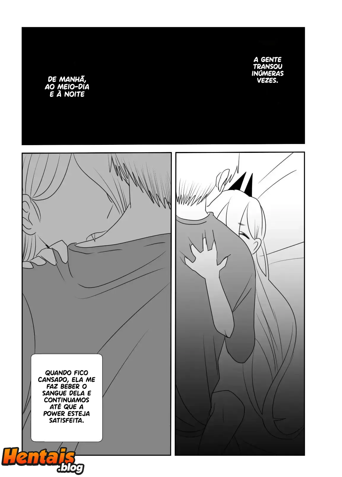Chainsaw Man Hentai: Vida de Casal Denji e Power - Página 26