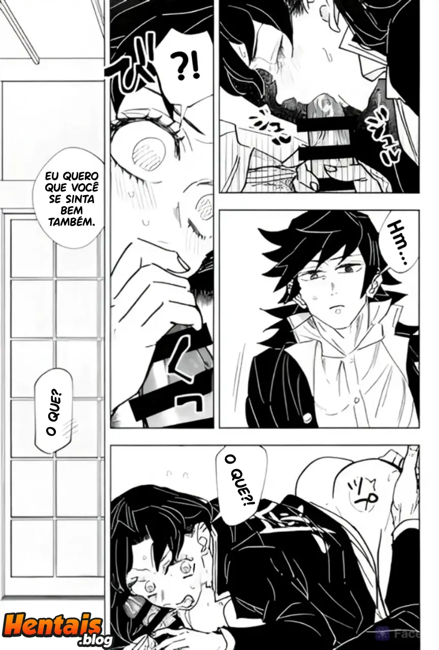 Kimetsu No Yaiba Hentai: Giyuu Tomioka x Shinobu Kochou - Página 26