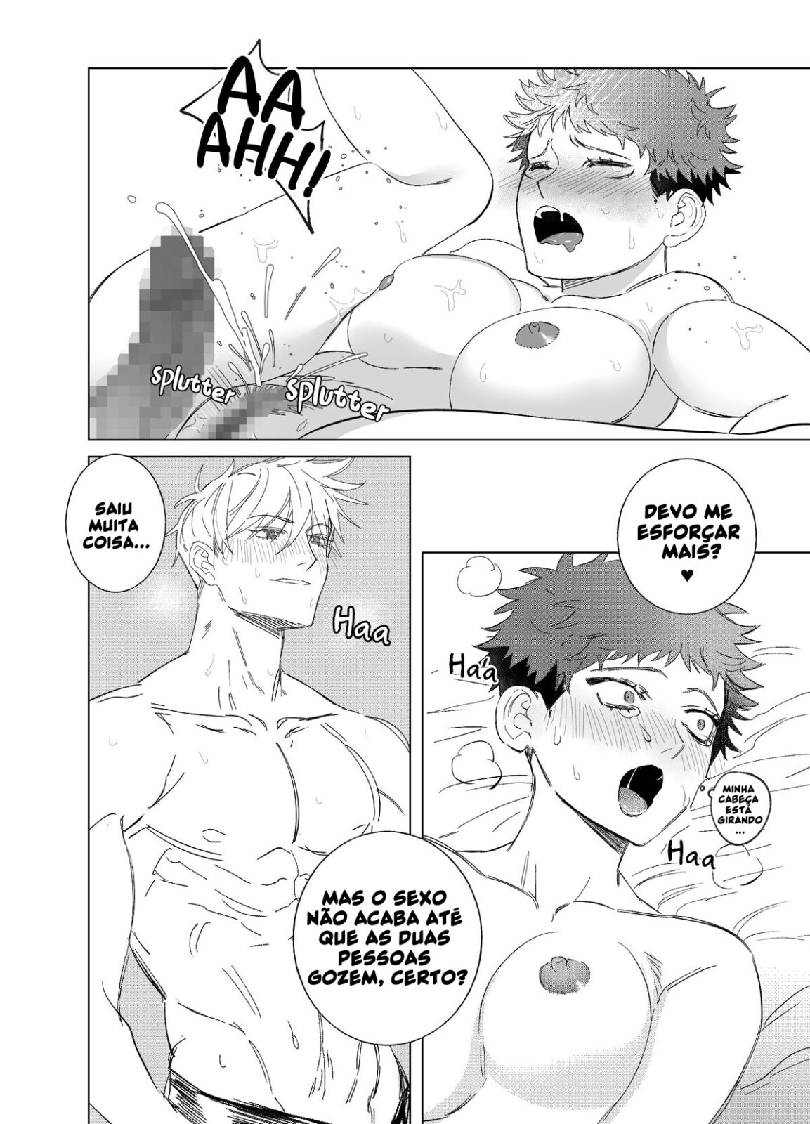 Jujutsu kaisen Manga +18: Satoru Gojo & Itadori - Página 28