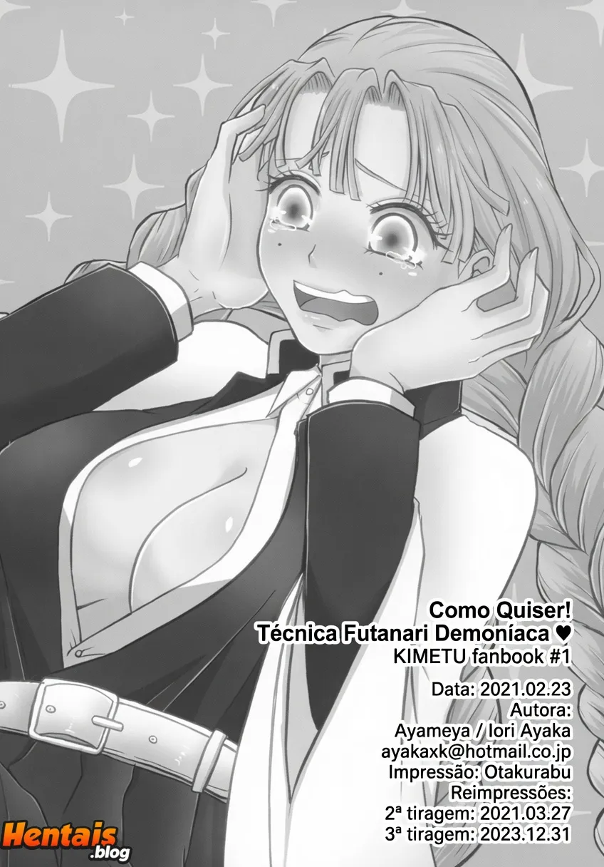 Kimetsu No Yaiba Hentai: Sangue Demoníaco Futanari - Página 28
