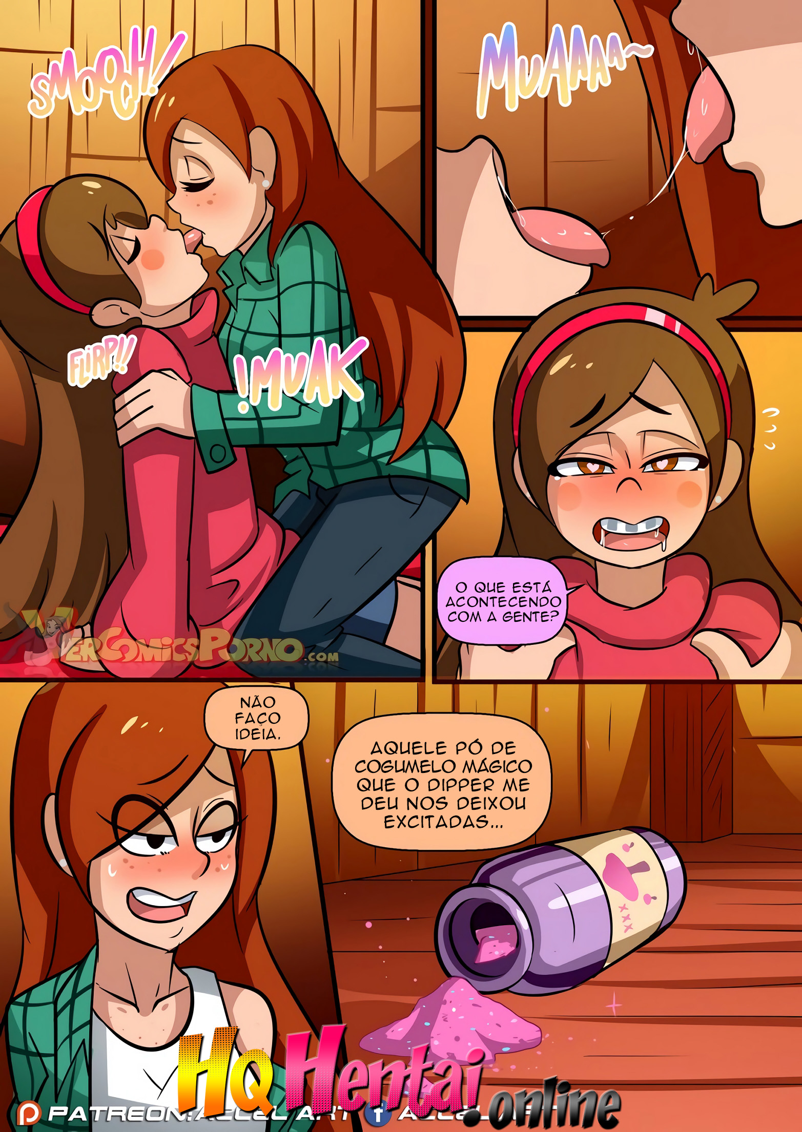 Gravity Falls HQs +18: Lições da Wendy - Página 3