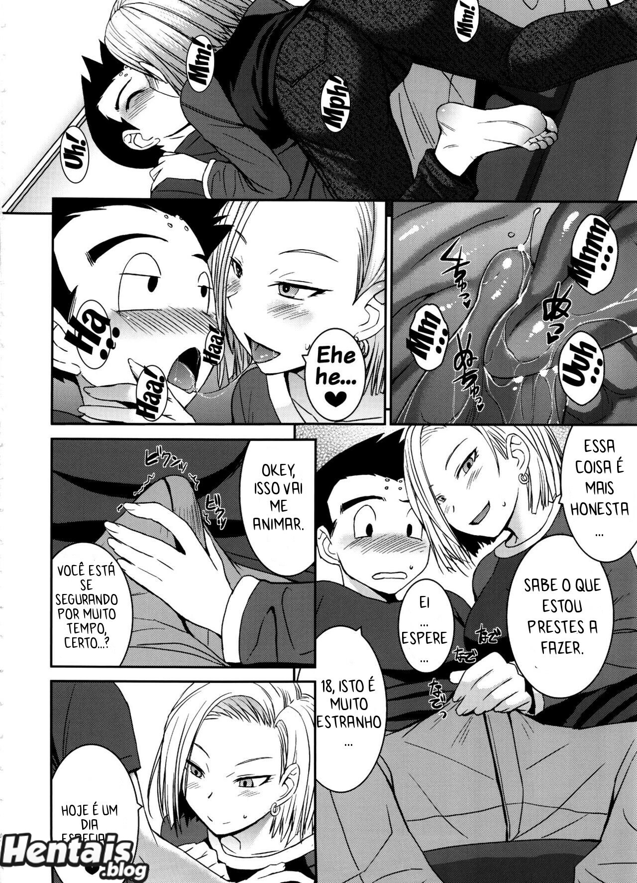 Dragon Ball Hentai: 18 Uma Esposa Adorável - Página 3