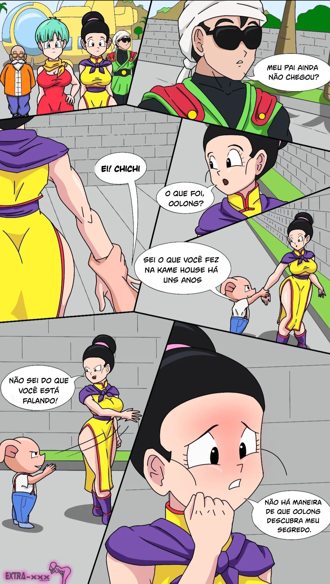 Dragon Ball Hentai: A Chantagem de Oolong - Página 3
