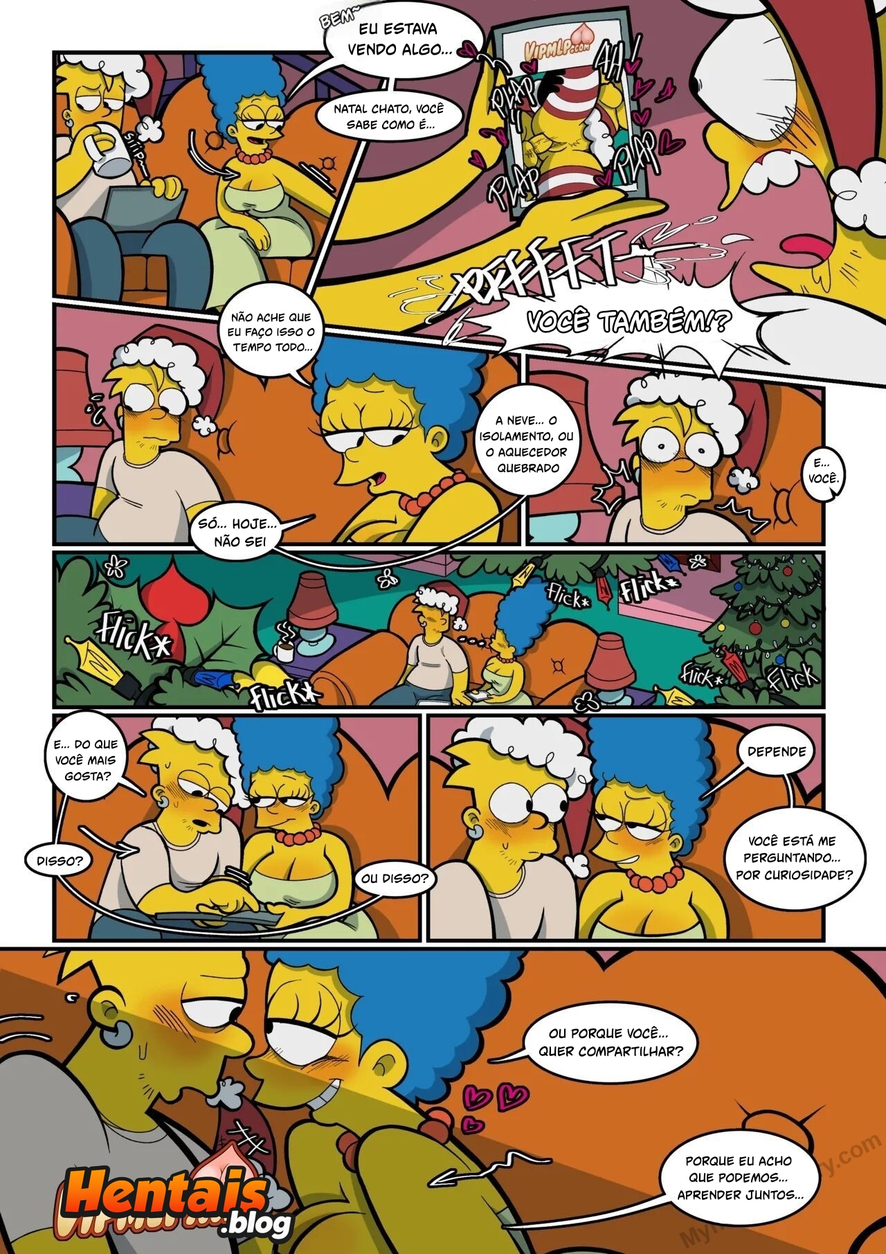 Os Simpsons Porno | Feliz Natal - Página 3