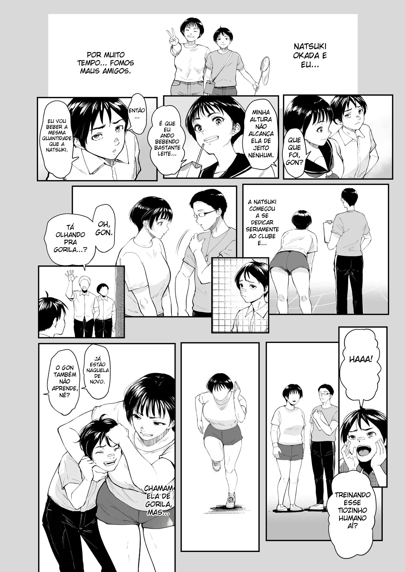 O Verão de Natsuki ~ Minha Amiga de Seios Fartos Foi Transformada Em Mulher Pelas Mãos de Um Adulto Durante o Verão - Página 3