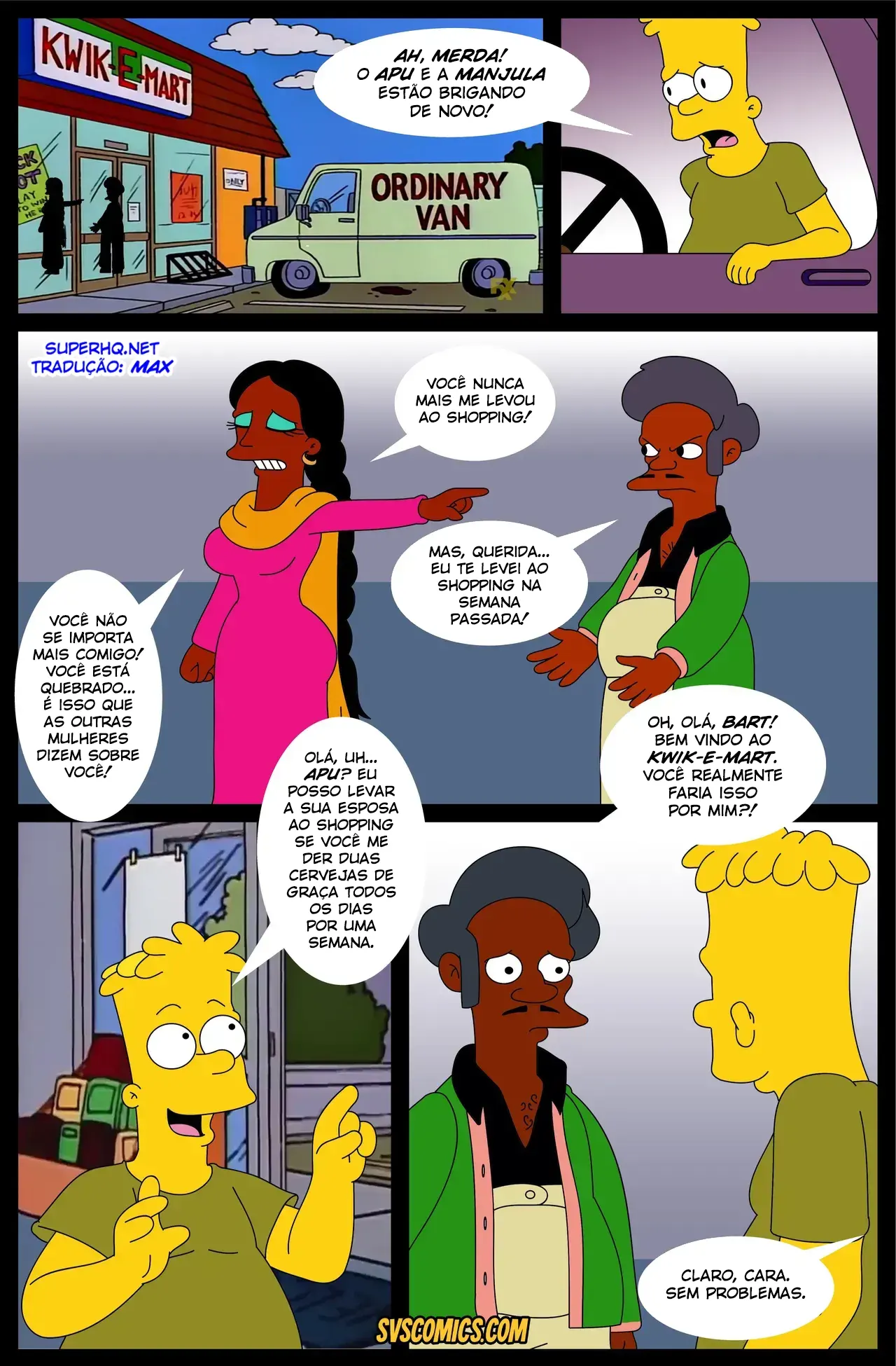 O Segredo de Manjula | Os Simpsons Hentai - Página 3