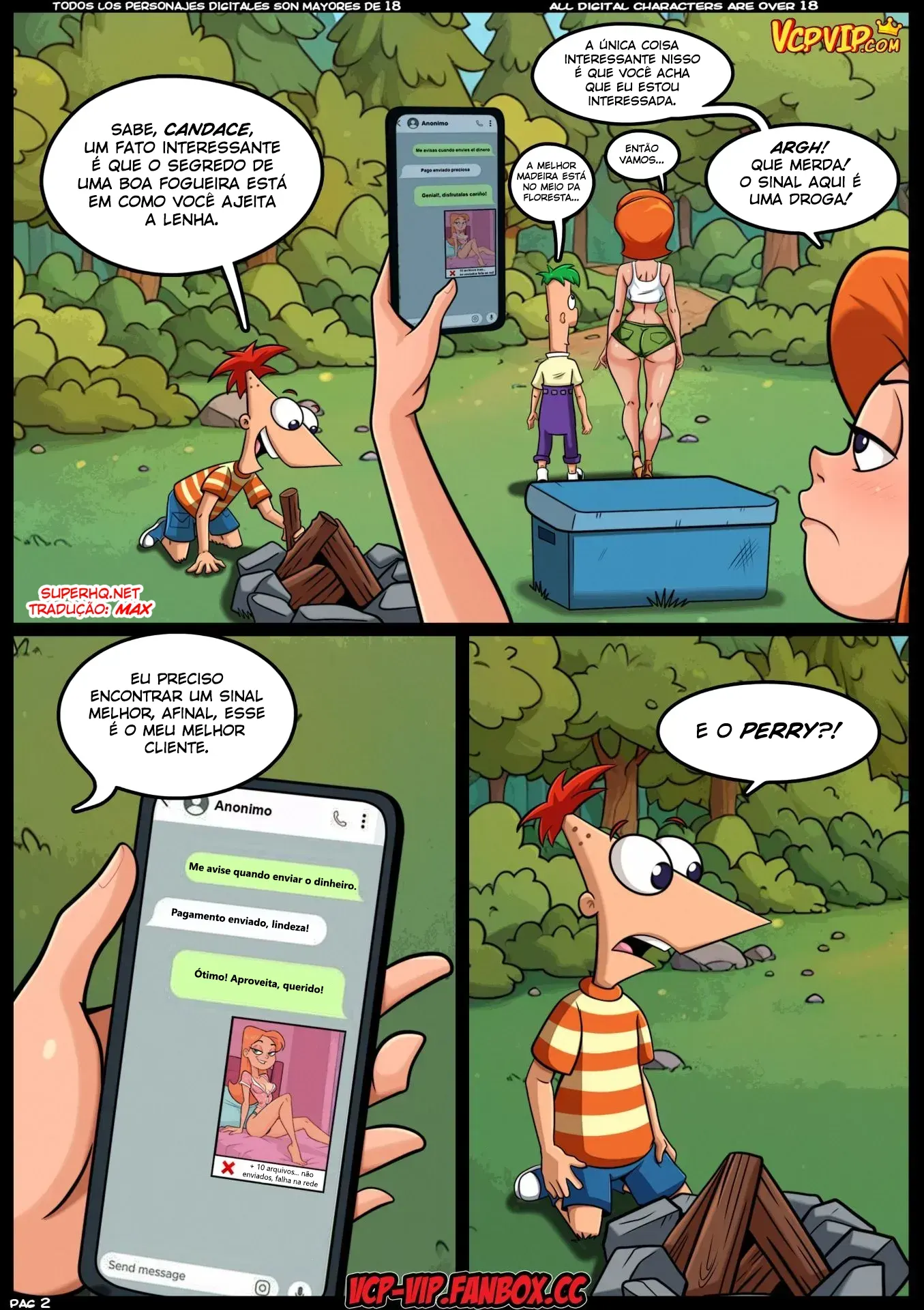 Phineas e Ferb HQs +18: Secretos Familiares - Página 3