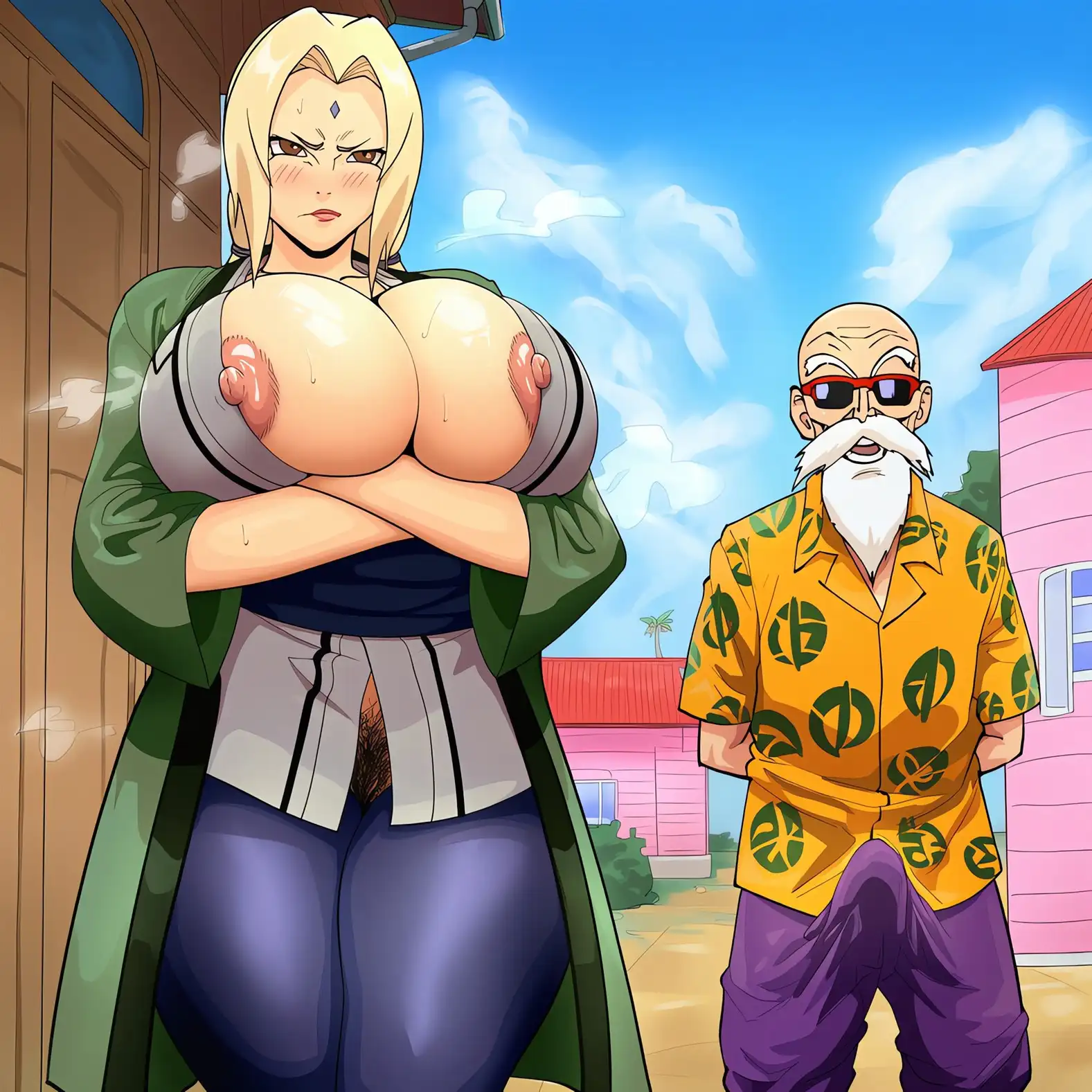 Mestre Kame Enfrenta Tsunade - Página 3