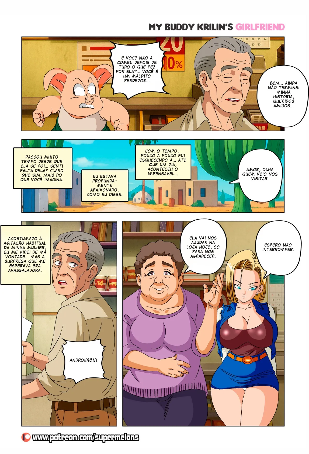 A Namorada de Kuririn | Dragon Ball Hentai - Página 30