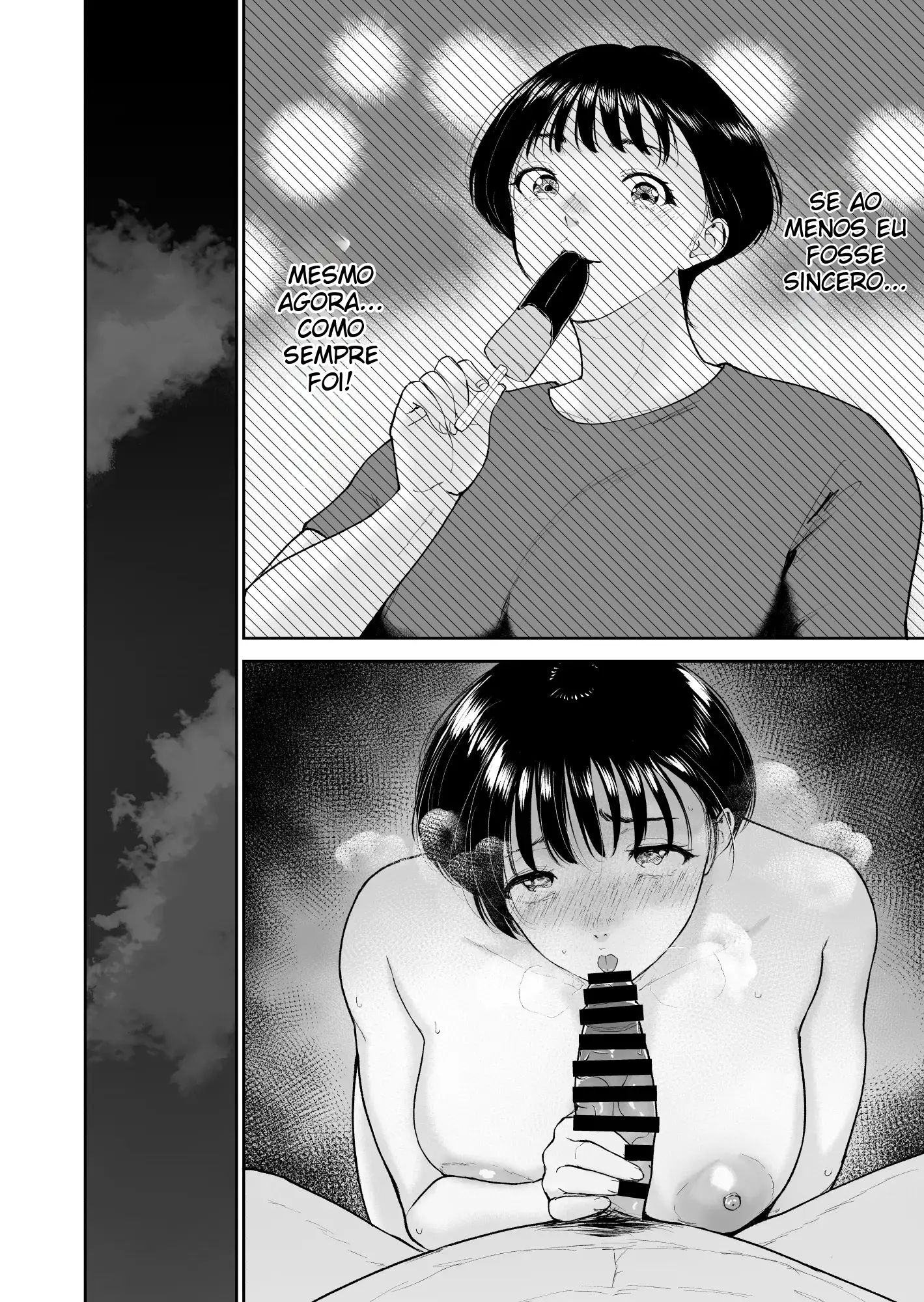 O Verão de Natsuki ~ Minha Amiga de Seios Fartos Foi Transformada Em Mulher Pelas Mãos de Um Adulto Durante o Verão - Página 31