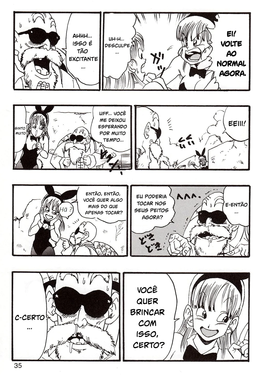 Dragon Ball Hentai: Episódio da Bulma - Página 33