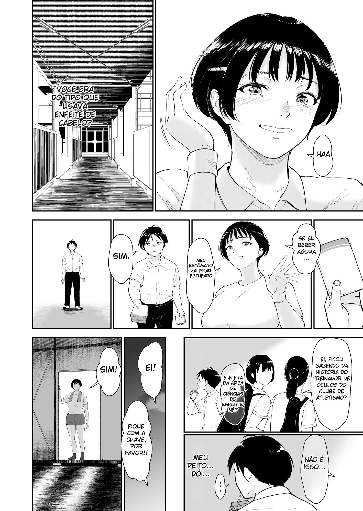 O Verão de Natsuki ~ Minha Amiga de Seios Fartos Foi Transformada Em Mulher Pelas Mãos de Um Adulto Durante o Verão - Página 35