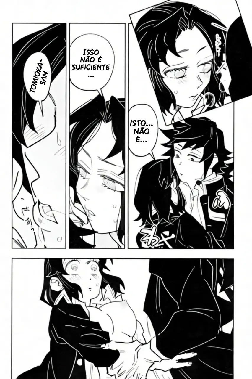Kimetsu No Yaiba Hentai: Giyuu Tomioka x Shinobu Kochou - Página 35