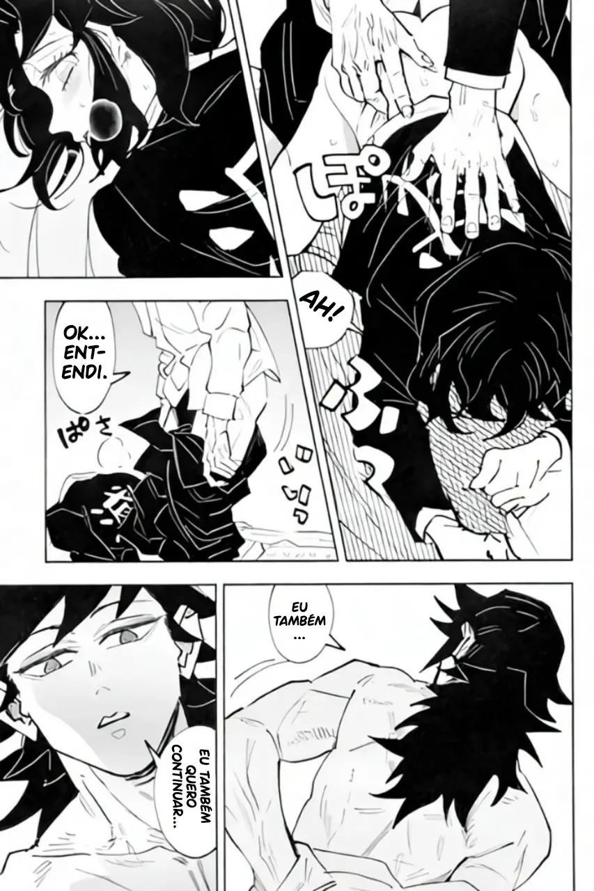Kimetsu No Yaiba Hentai: Giyuu Tomioka x Shinobu Kochou - Página 36