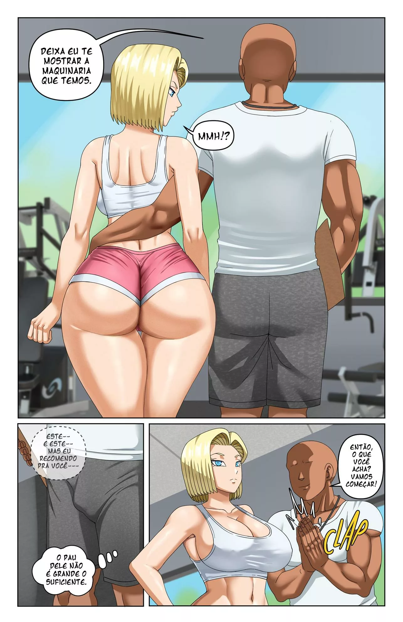 Vou lhes Dar Isto | Dragon Ball Hentai - Página 4