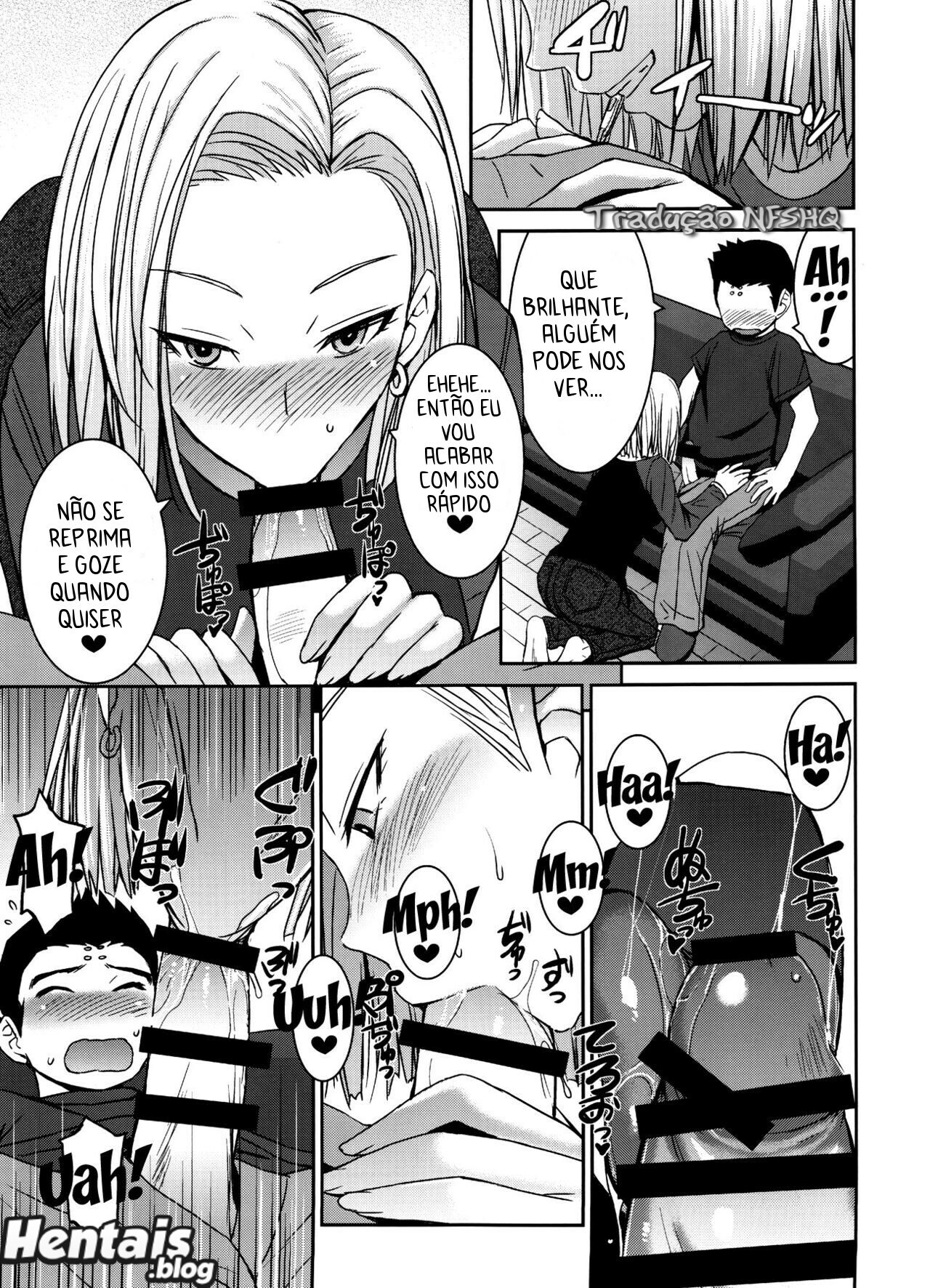 Dragon Ball Hentai: 18 Uma Esposa Adorável - Página 4