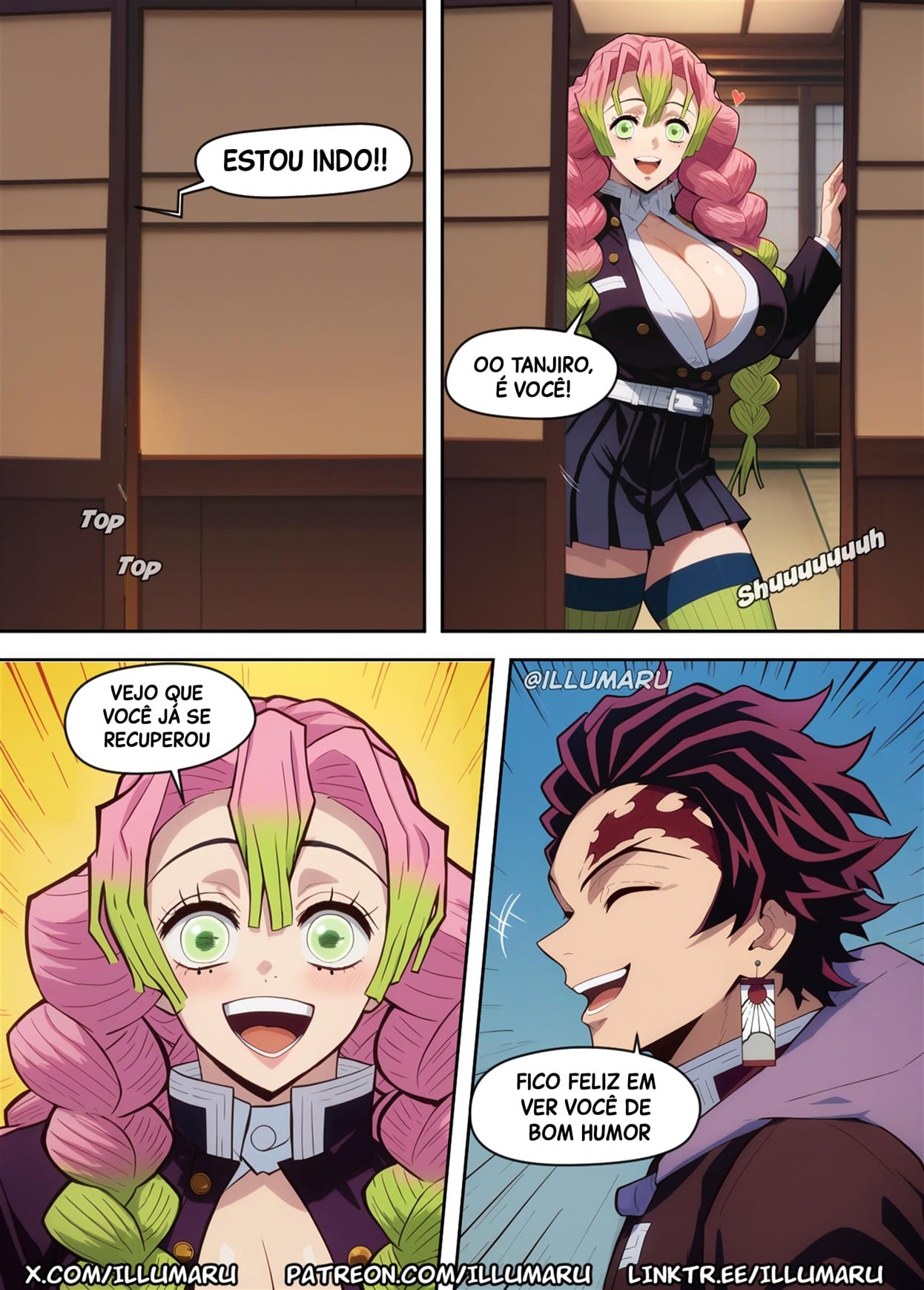 Demon Slayer Hentai: Treinamento Hashira de Mitsuri - Página 4