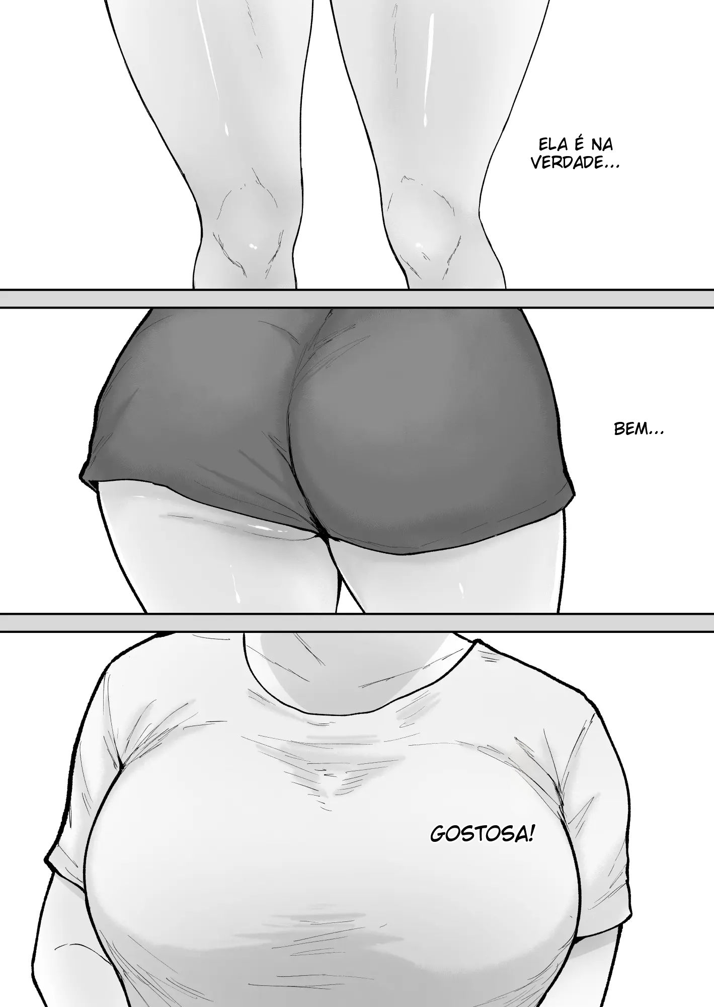 O Verão de Natsuki ~ Minha Amiga de Seios Fartos Foi Transformada Em Mulher Pelas Mãos de Um Adulto Durante o Verão - Página 4
