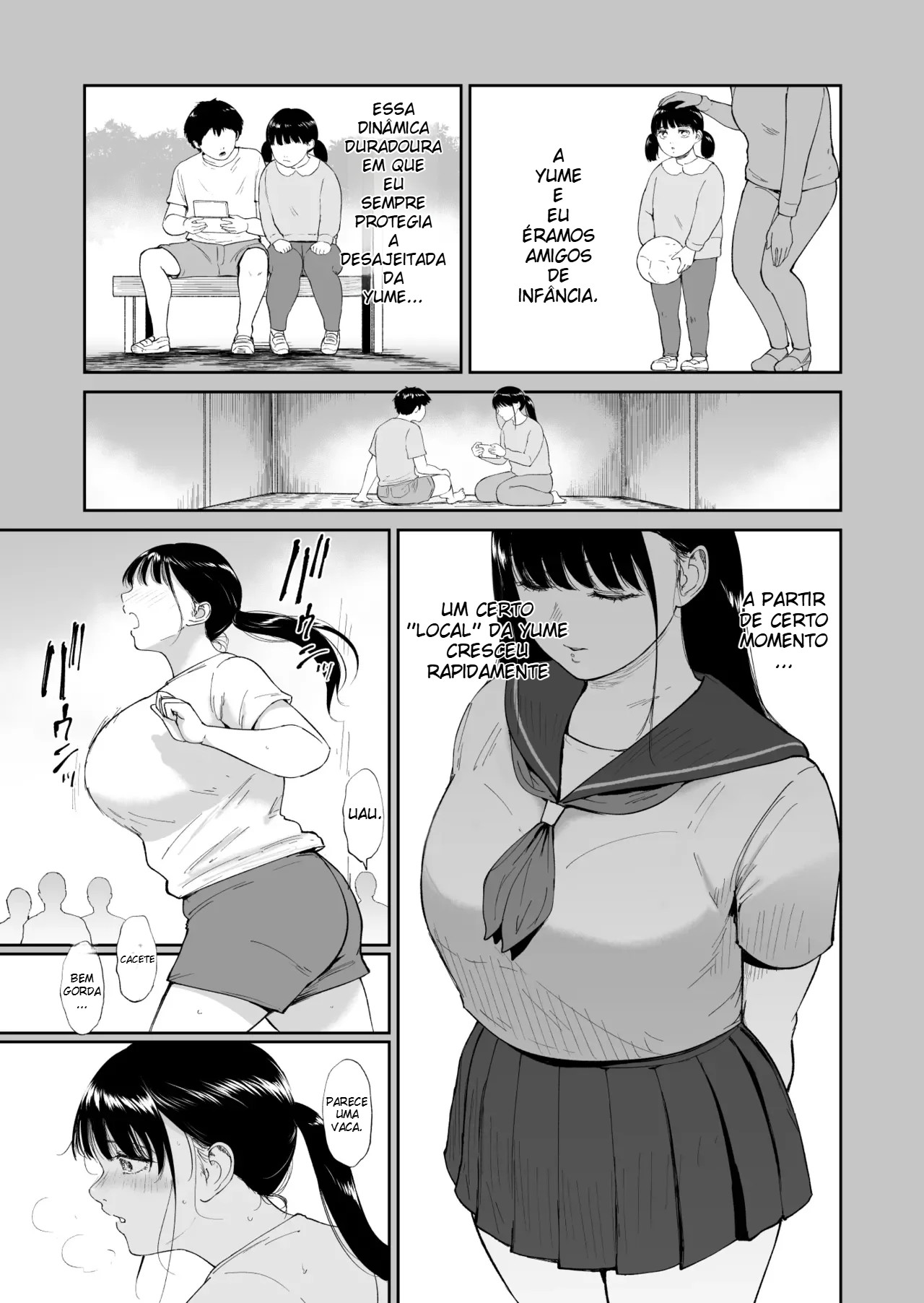 A Vaca Leiteira ~ Férias de Verão Ordenhando Minha Amiga Gordinha E Deprimida ~ - Página 4