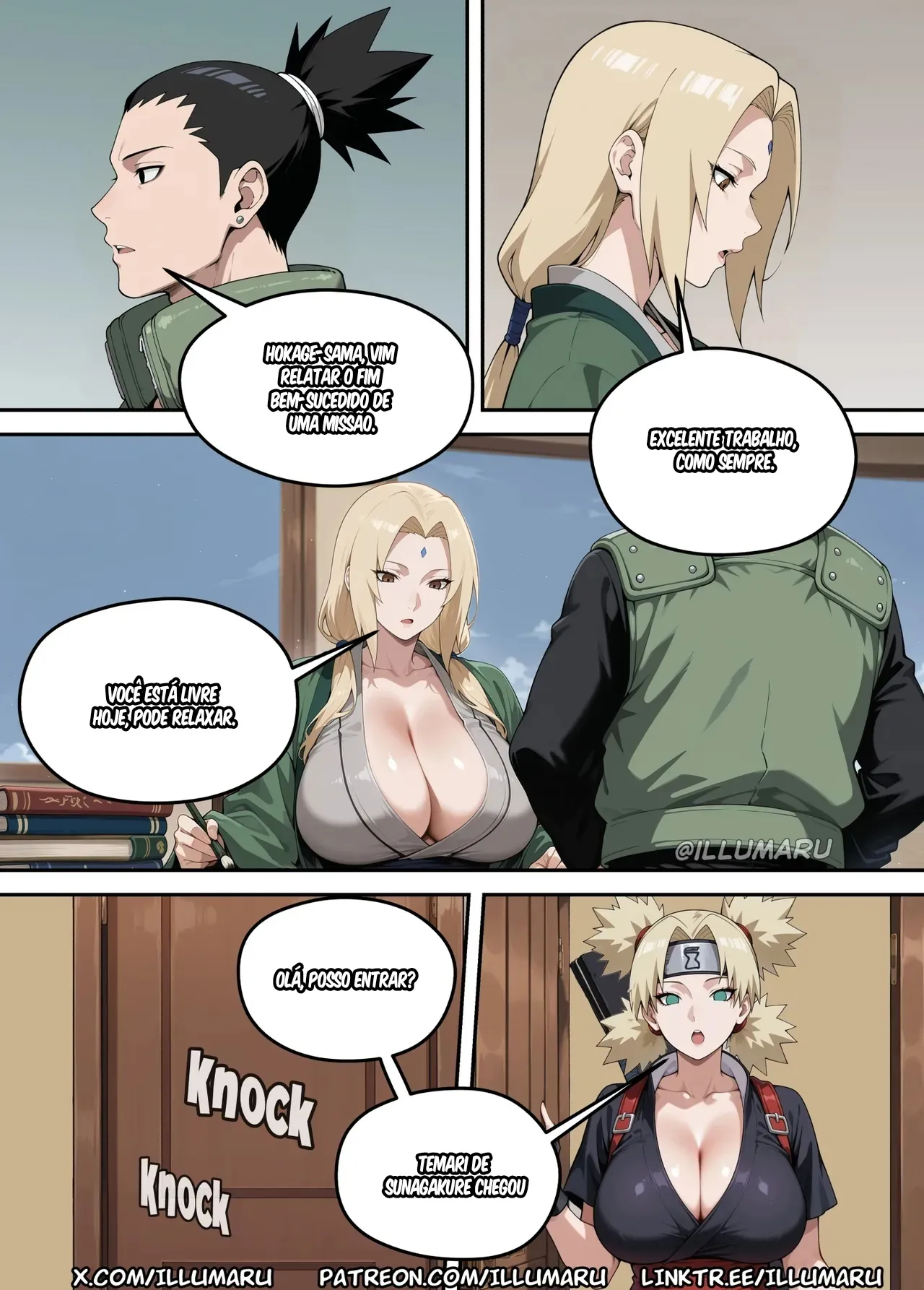 Tsunade Hentai: Sexo Quente Nas Fontes Termais VL.05 - Página 4