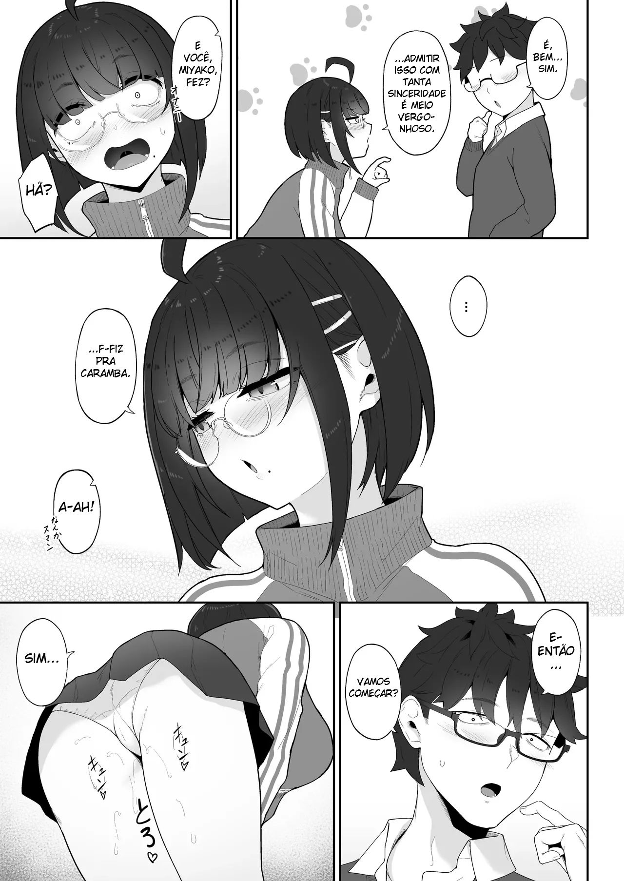 A História de Quando Emprestei Um Mangá para a Minha Kouhai Otaku e Ela Me Masturbou - Página 40