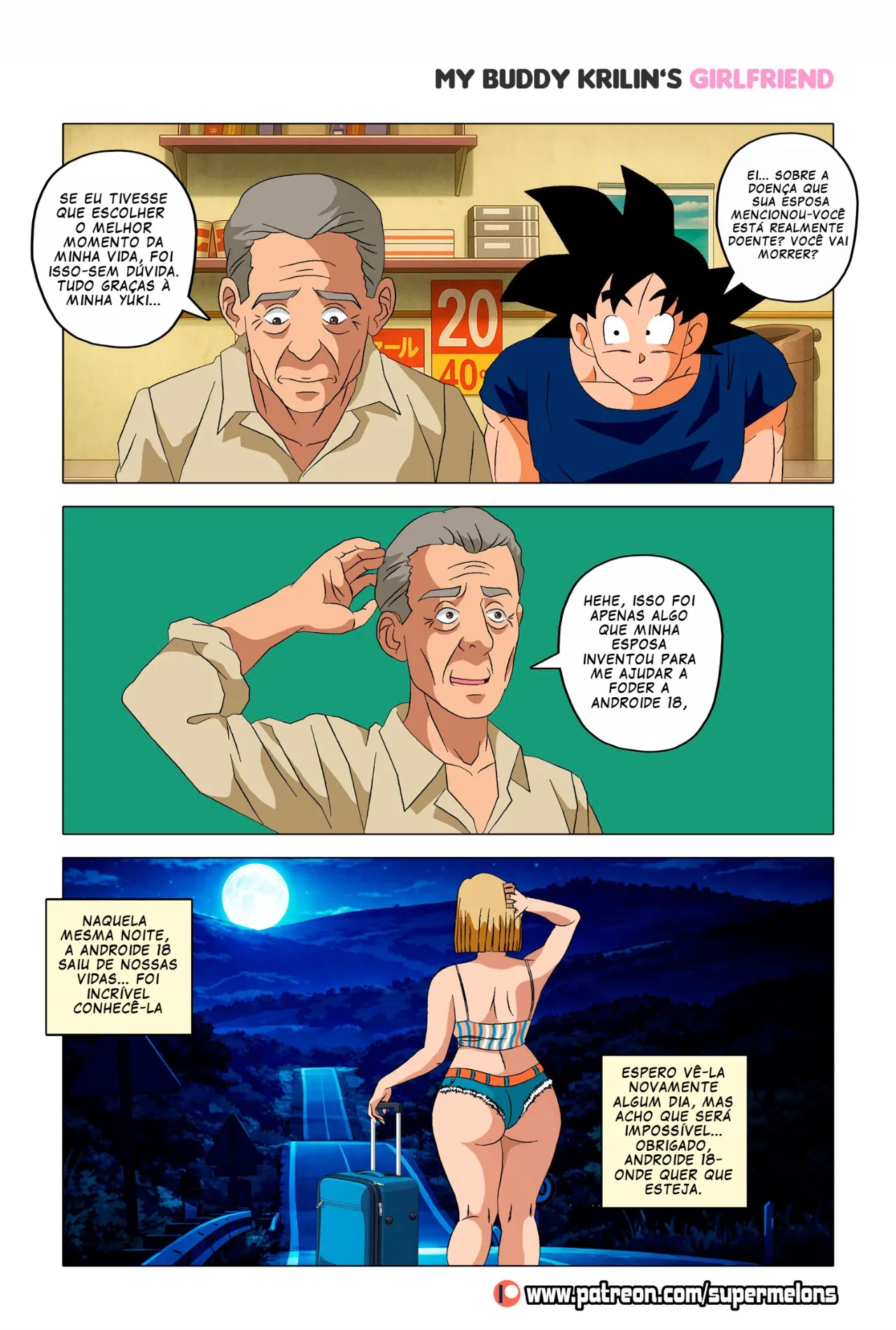A Namorada de Kuririn | Dragon Ball Hentai - Página 42