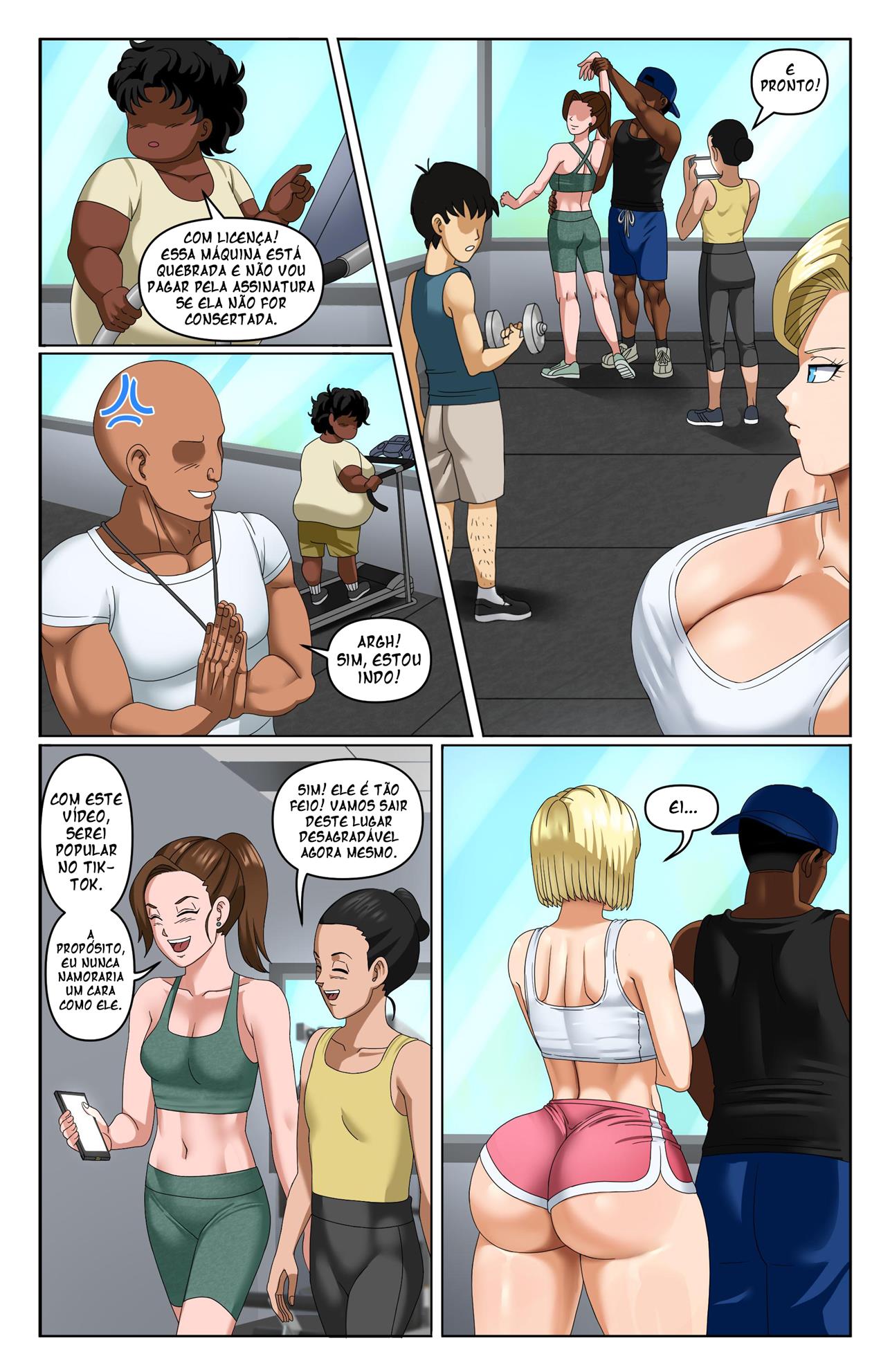 Andróide 18 traindo Kuririn 3 - Página 5