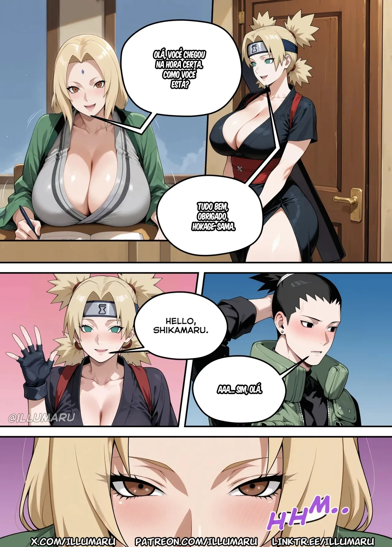 Tsunade Hentai: Sexo Quente Nas Fontes Termais VL.05 - Página 5