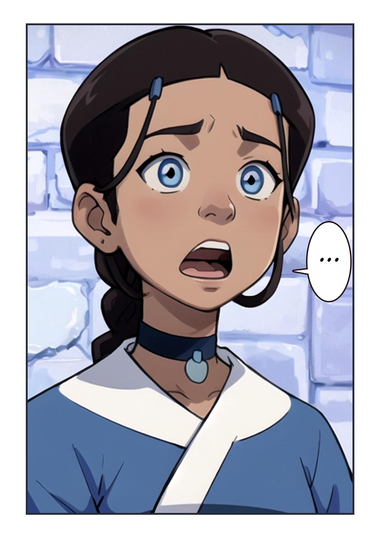 Katara saciando o desejo de Aang - Página 5