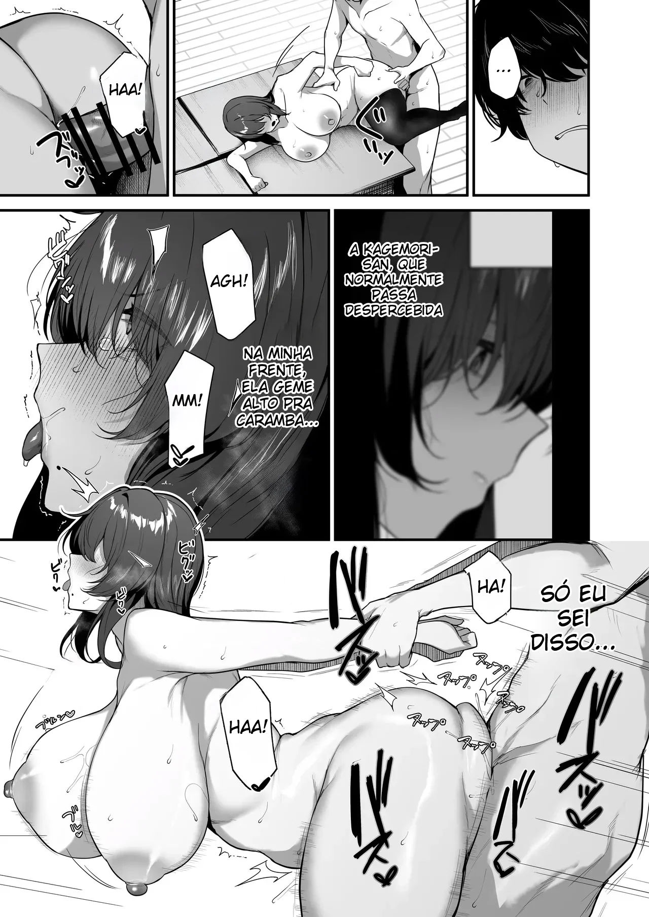 Eu Sou o Único Que Sabe Que a Kagemori-san, Uma Introvertida Solitária, é na Verdade Uma Superpervertida Tímida - Página 56