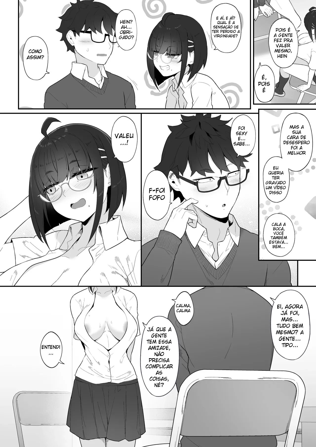 A História de Quando Emprestei Um Mangá para a Minha Kouhai Otaku e Ela Me Masturbou - Página 59