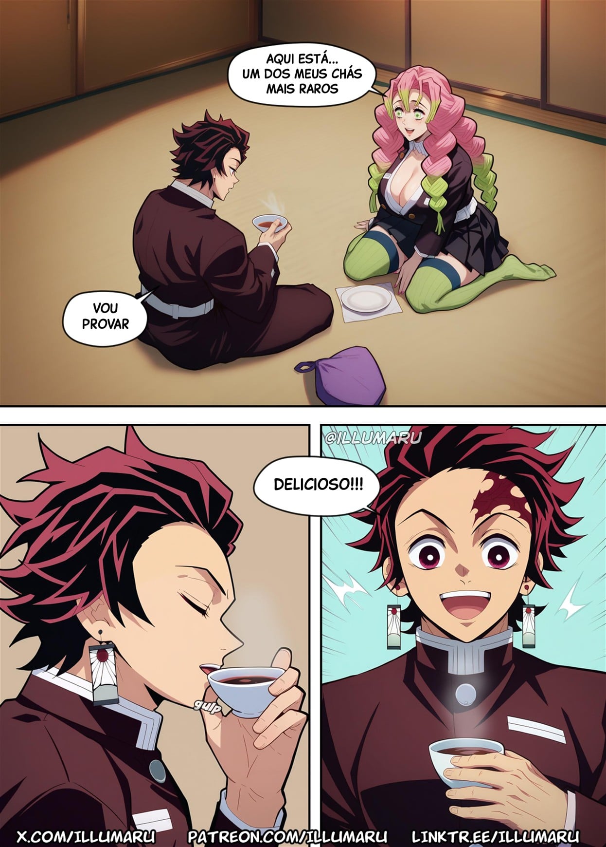 Demon Slayer Hentai: Treinamento Hashira de Mitsuri - Página 6