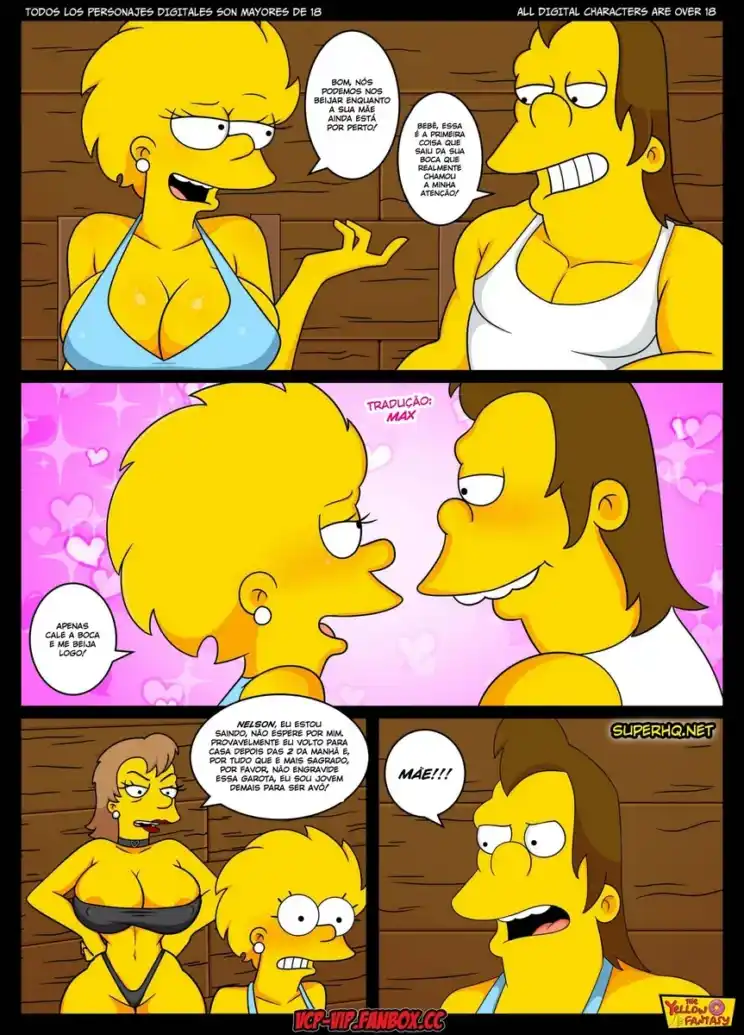 Os Simpsons Hq de Sexo: Nelson’s Tutor - Página 6