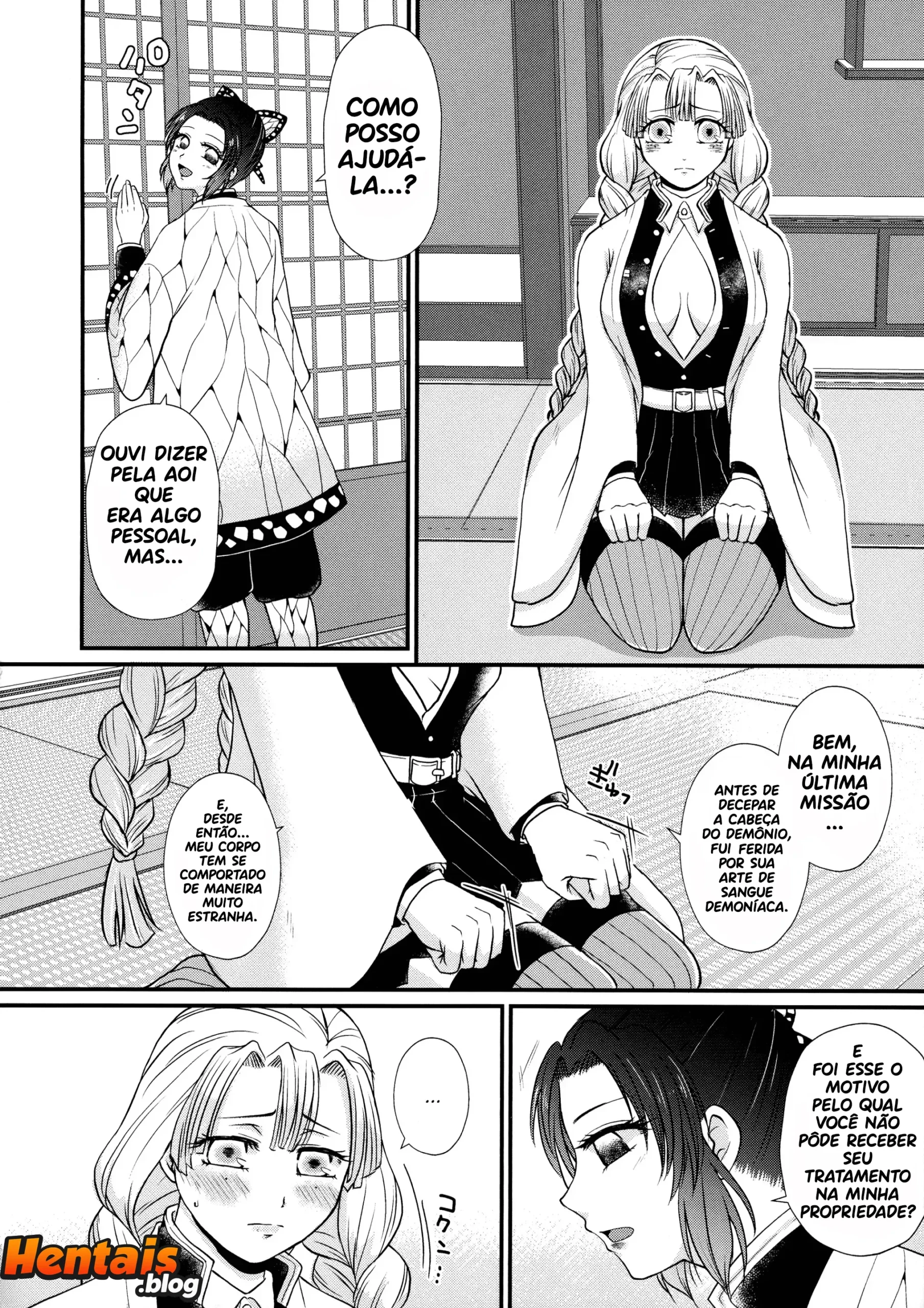 Kimetsu No Yaiba Hentai: Sangue Demoníaco Futanari - Página 6