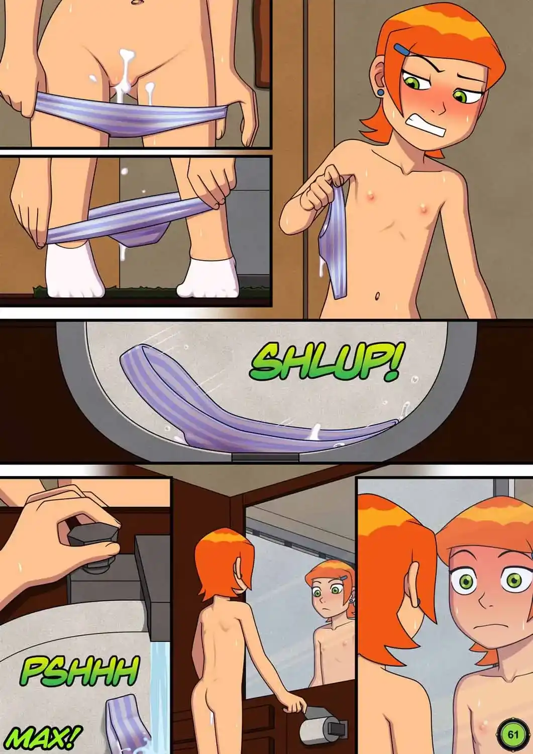 Ben 10 Hentai: Verão Suculento Cap.01 - Página 61