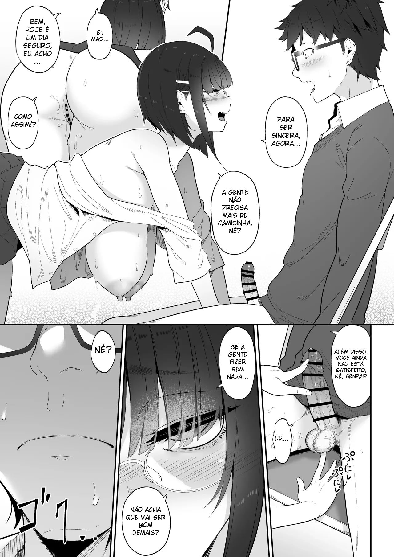 A História de Quando Emprestei Um Mangá para a Minha Kouhai Otaku e Ela Me Masturbou - Página 64