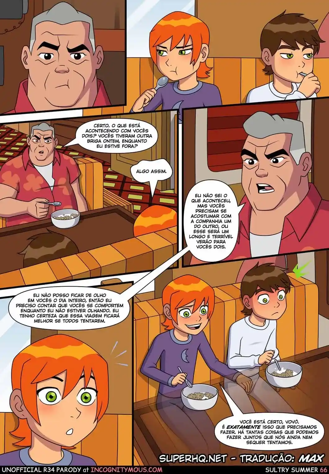 Ben 10 Hentai: Verão Suculento Cap.01 - Página 66