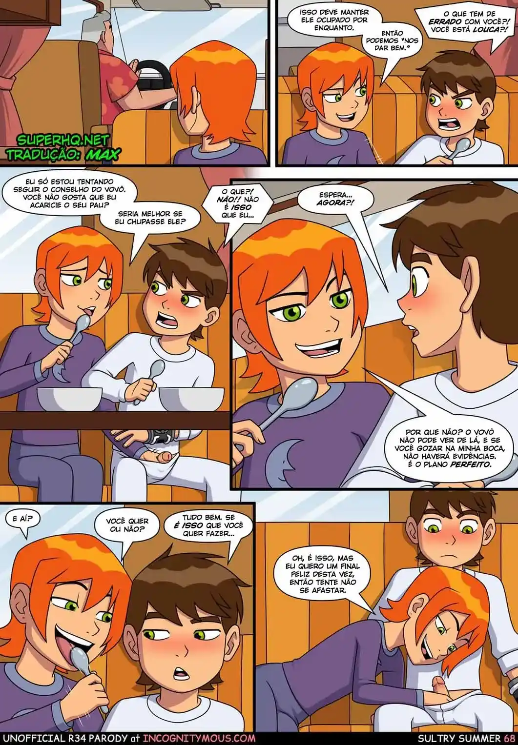 Ben 10 Hentai: Verão Suculento Cap.01 - Página 68