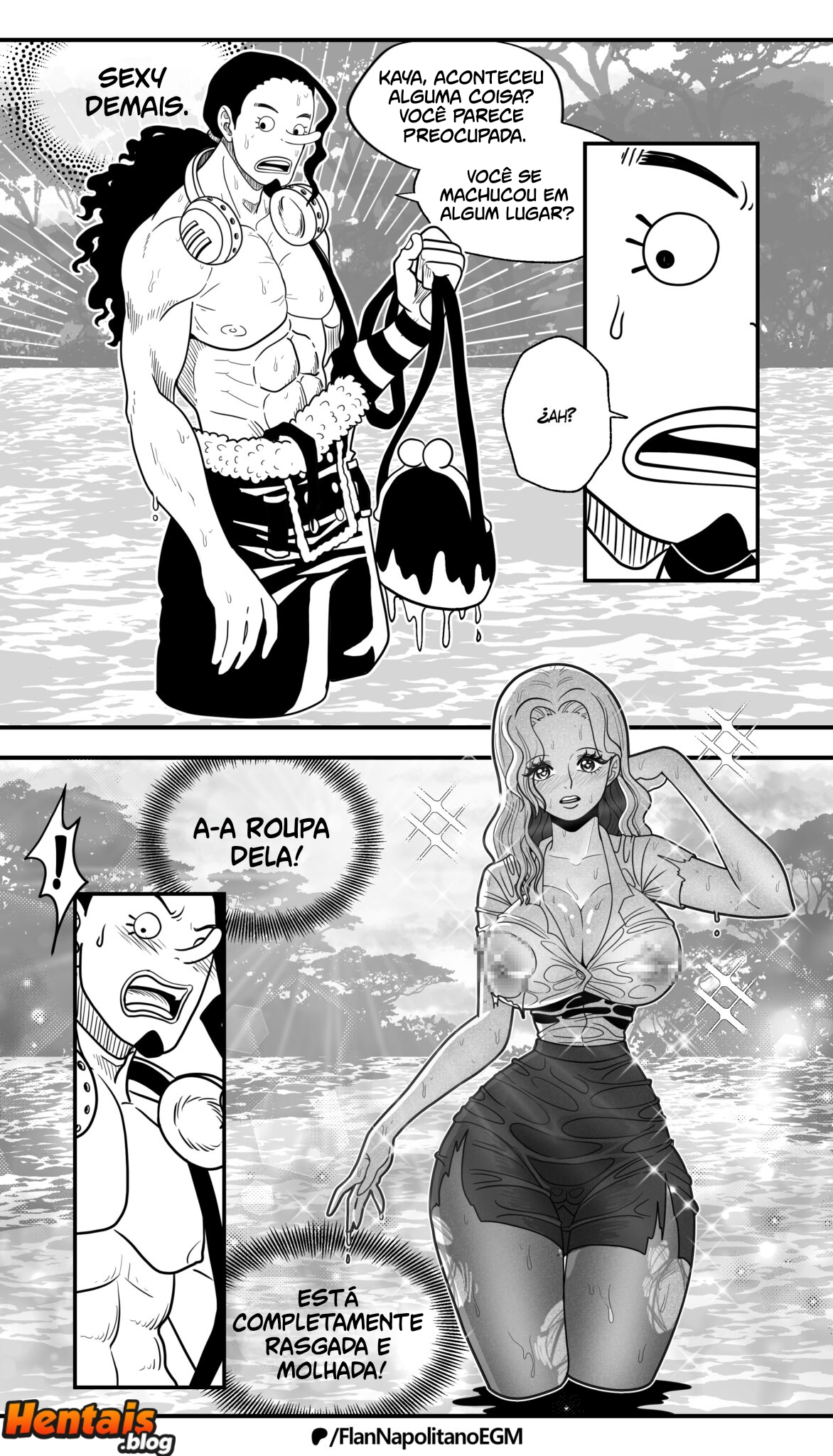 One Piece HQ Hentai: Flan Napolitan Cap.13 - Página 7