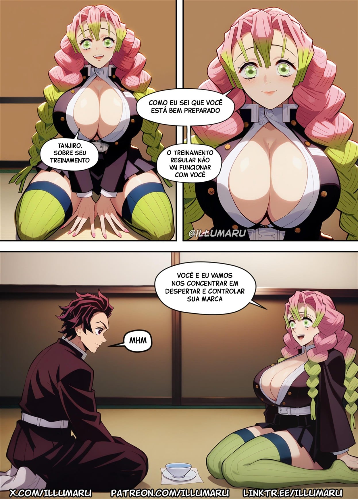 Demon Slayer Hentai: Treinamento Hashira de Mitsuri - Página 7