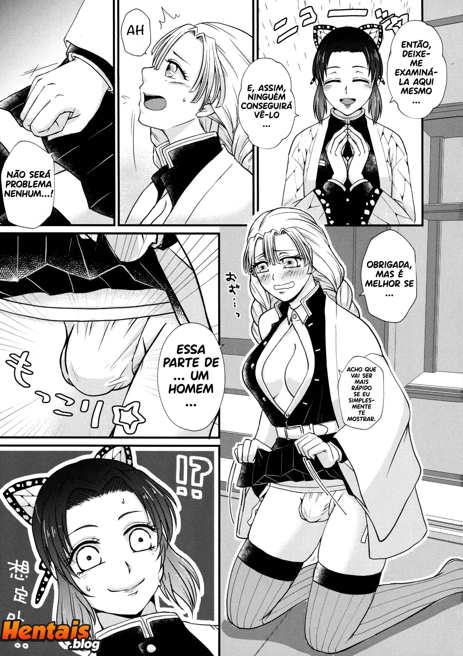 Kimetsu No Yaiba Hentai: Sangue Demoníaco Futanari - Página 7
