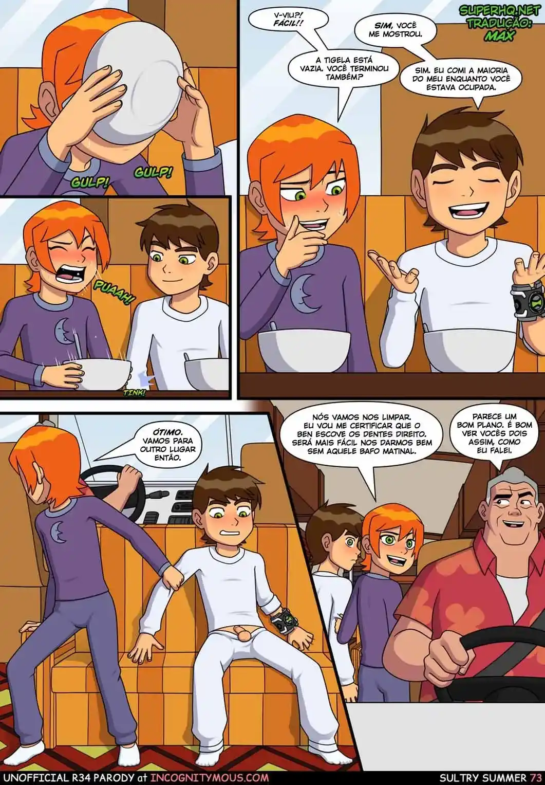 Ben 10 Hentai: Verão Suculento Cap.01 - Página 73