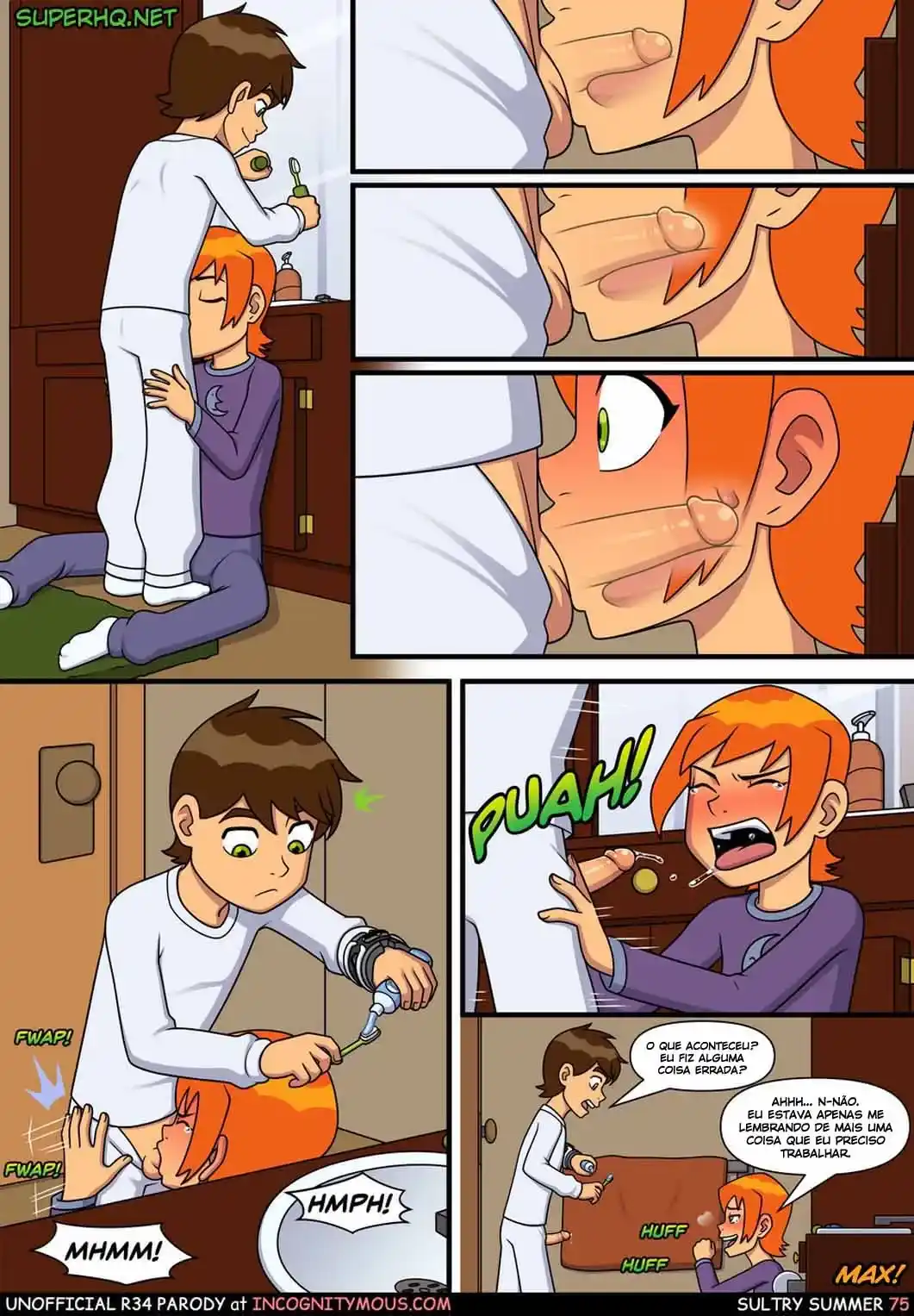 Ben 10 Hentai: Verão Suculento Cap.01 - Página 75