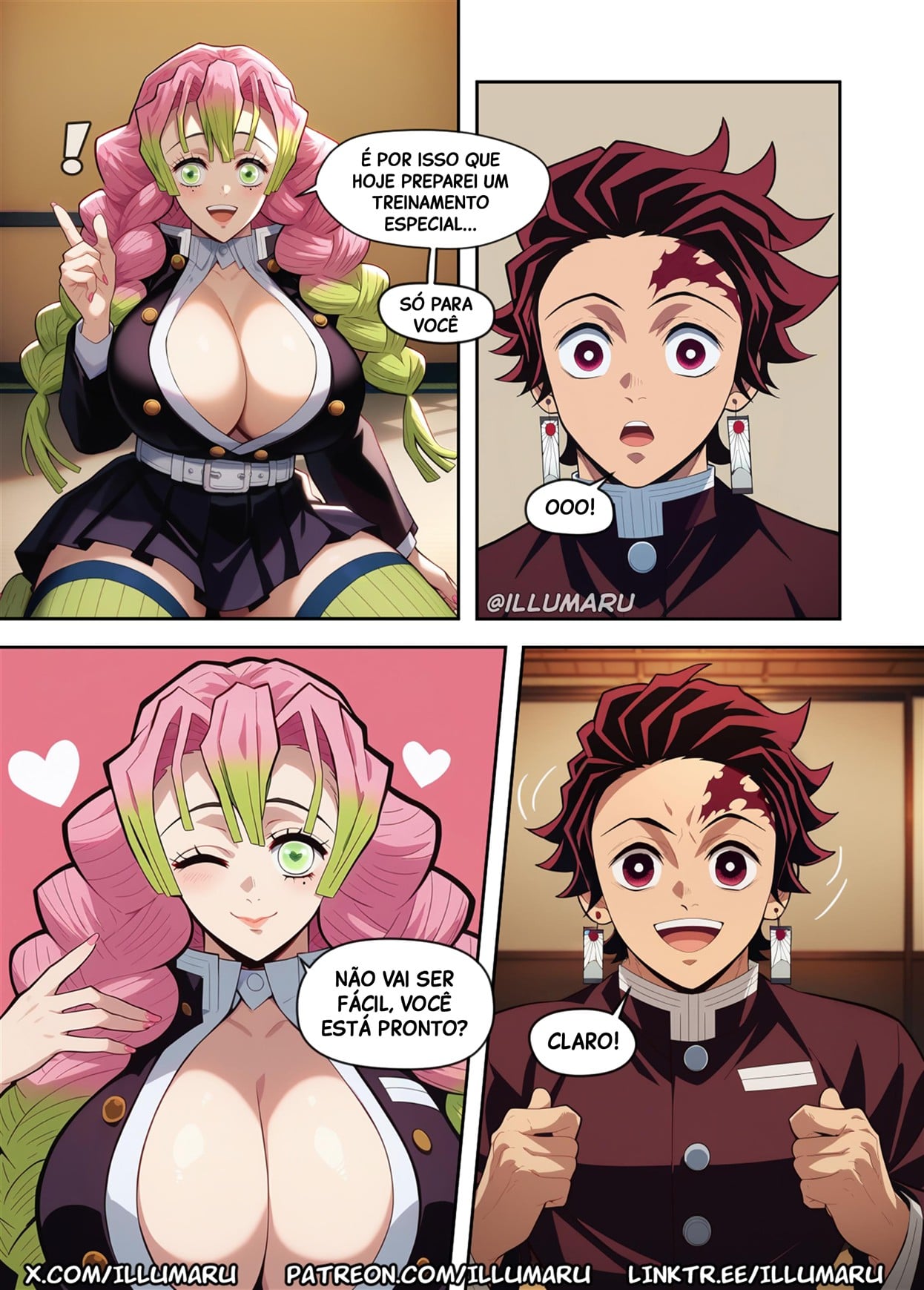 Demon Slayer Hentai: Treinamento Hashira de Mitsuri - Página 8