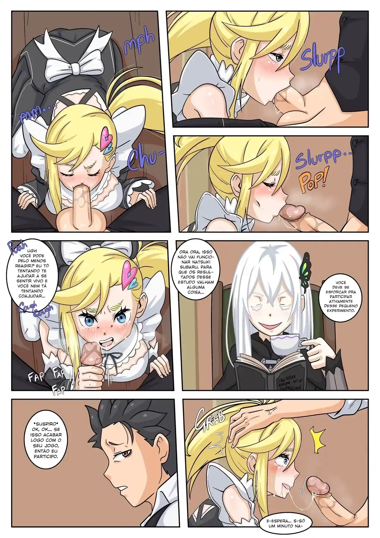 Re Zero HQ Porno: Minerva Doméstica Feiticeira - Página 8