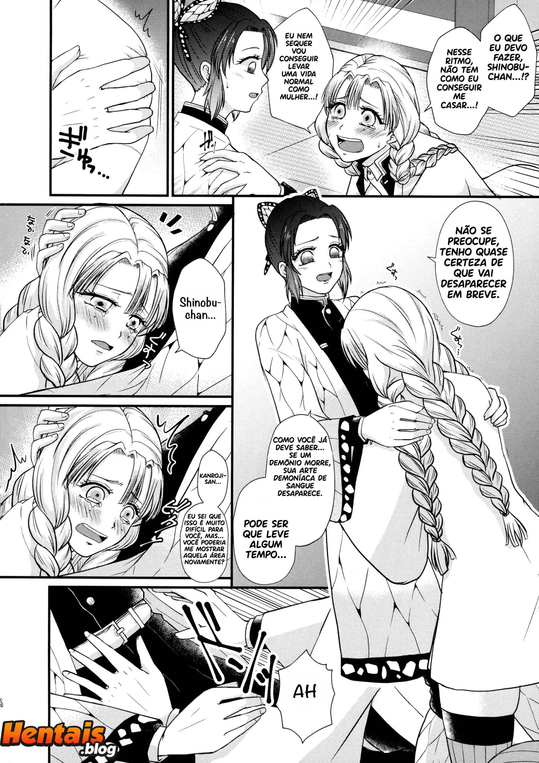 Kimetsu No Yaiba Hentai: Sangue Demoníaco Futanari - Página 8