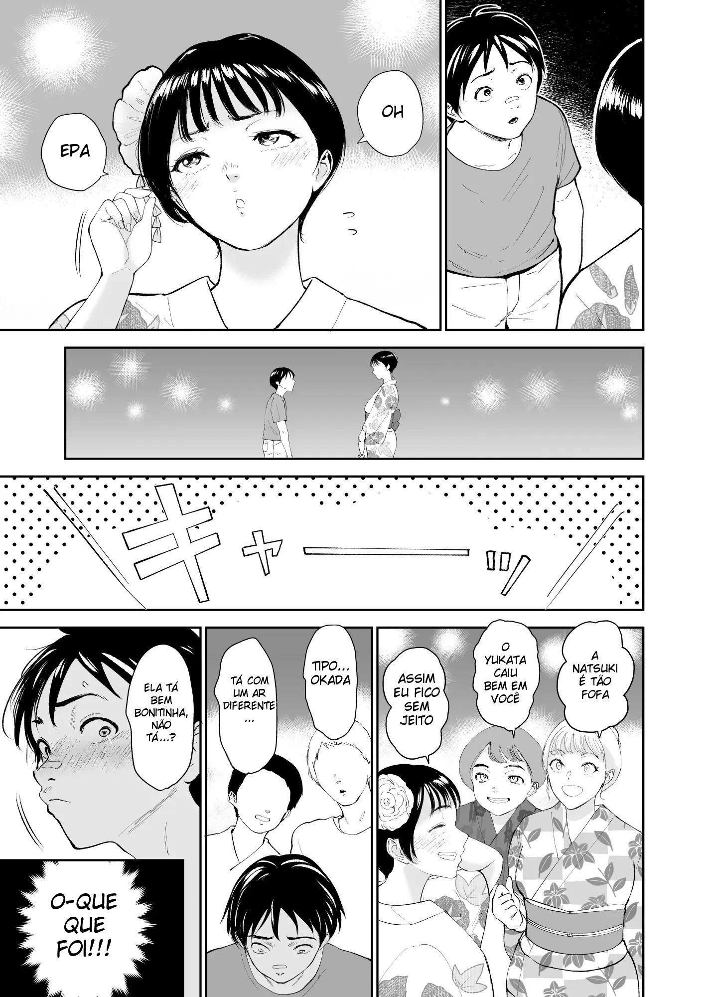O Verão de Natsuki ~ Minha Amiga de Seios Fartos Foi Transformada Em Mulher Pelas Mãos de Um Adulto Durante o Verão - Página 8
