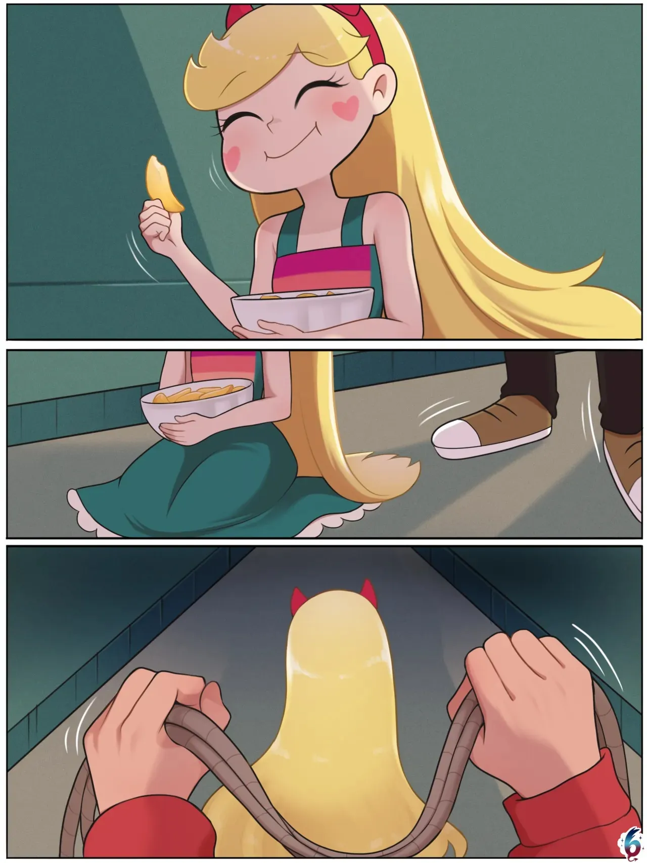 Star VS. The Forces Of Evil Hentai: Domesticação de Uma Estrela - Página 8